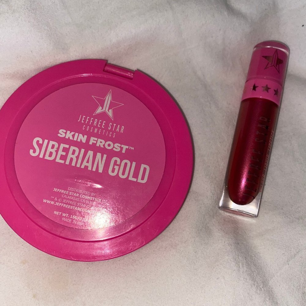 Jeffree Star Skinfrost and mystery velour lip